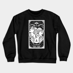 Gemini - Tarot Style Crewneck Sweatshirt